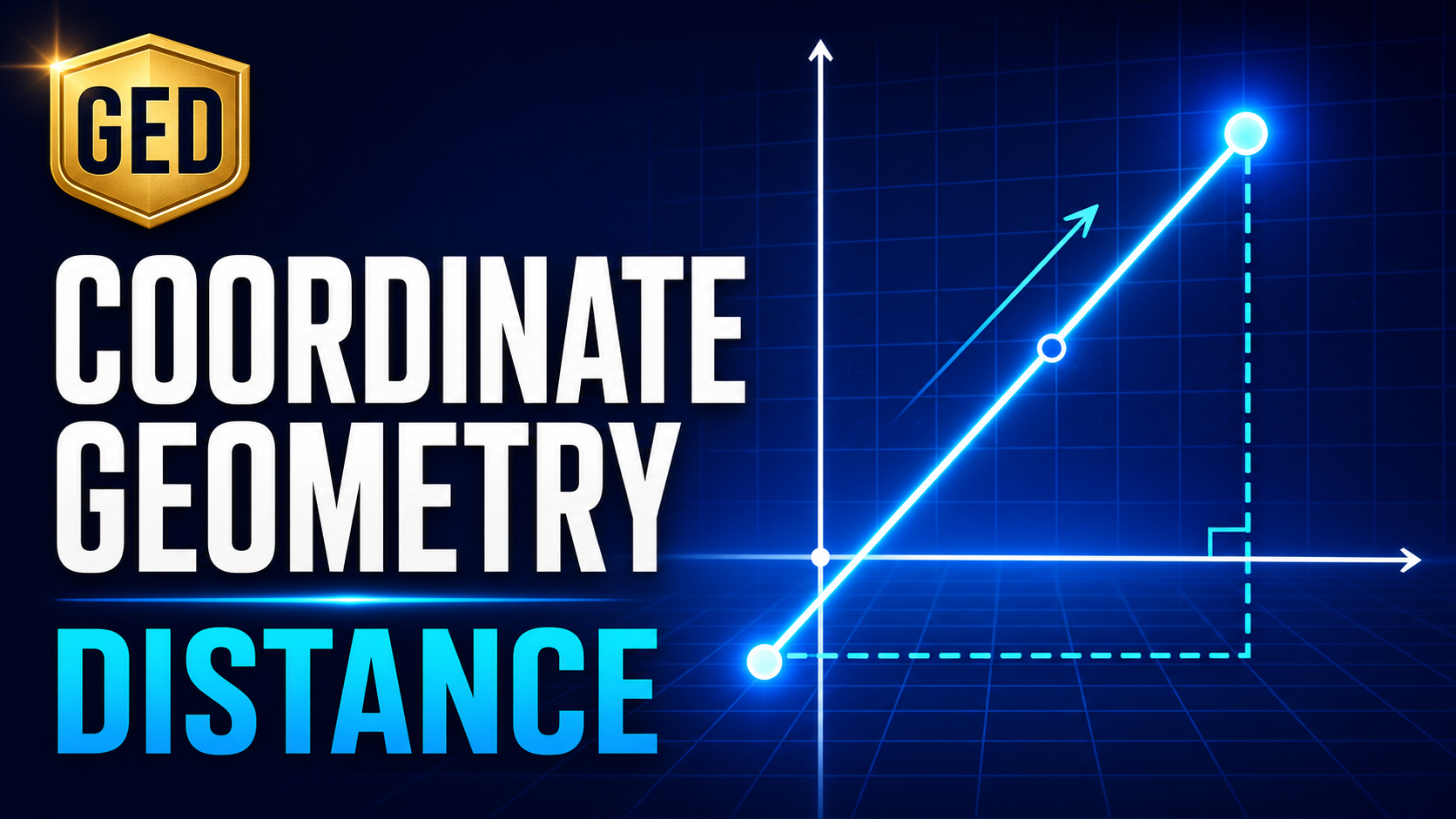 GED® Geometry: Coordinate Geometry & Distance course preview