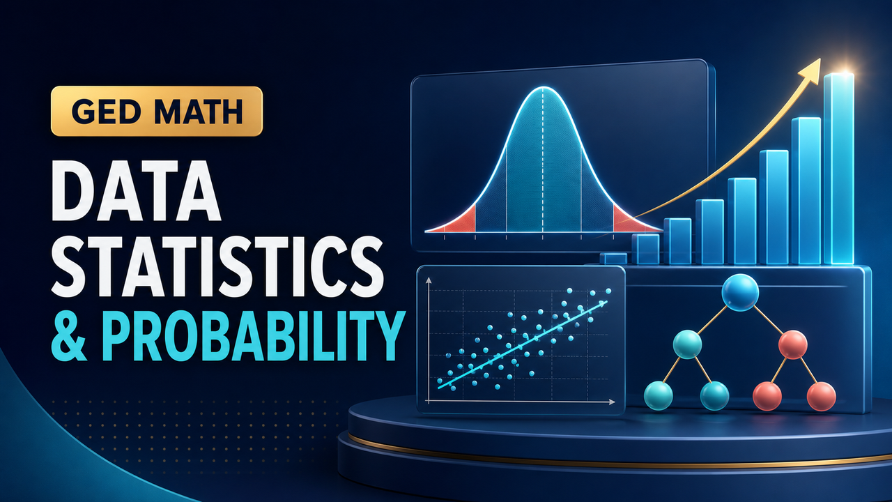 GED® Data, Statistics and Probability course preview