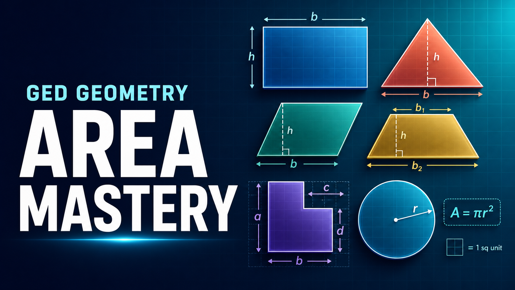 GED® Geometry: Area Practice course preview