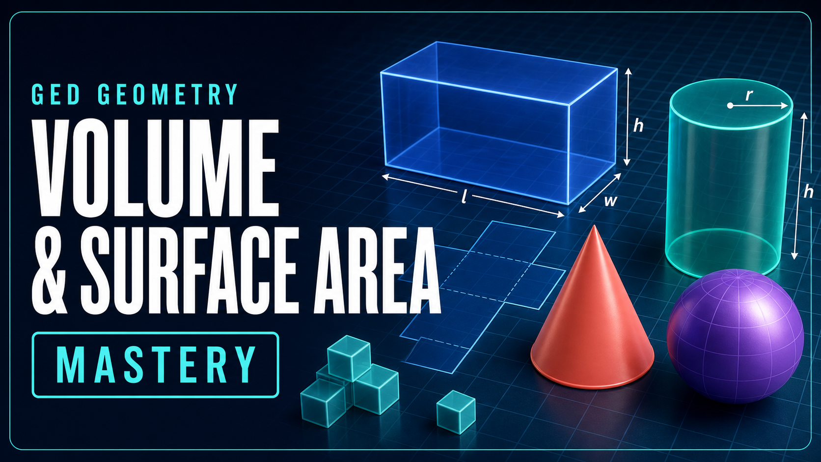 GED® Geometry: Volume and Surface Area course preview